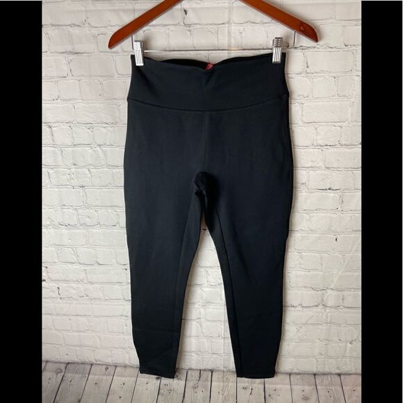 Spanx Black Ponte Ankle High Waisted Leggings Pants Small - Picture 1 of 10